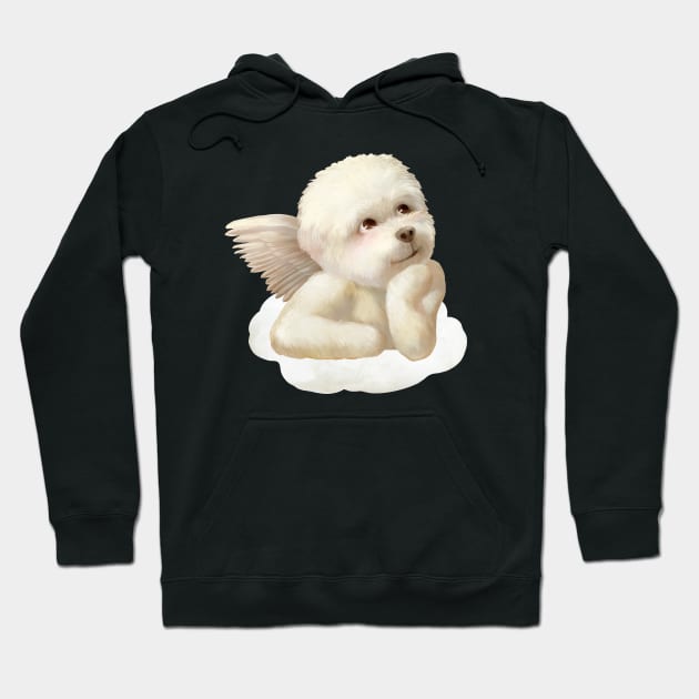 Angel Dog Hoodie by zkozkohi